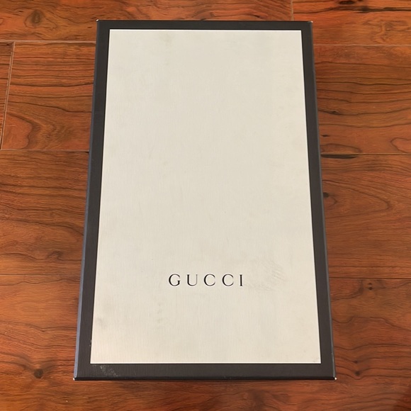 Authentic Gucci Brown GG Suede with Gold Hardware Mid High Heel Shoes - Picture 12 of 16